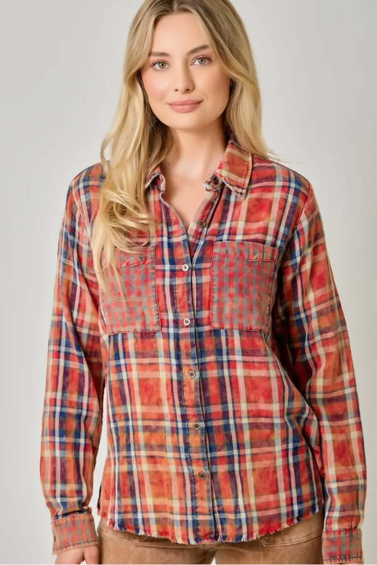 Woodlands Plaid Top | Arrival 10/21