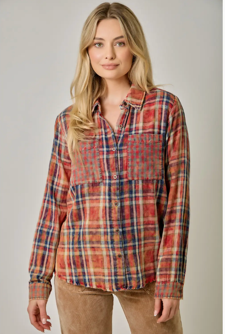 Woodlands Plaid Top | Arrival 10/21