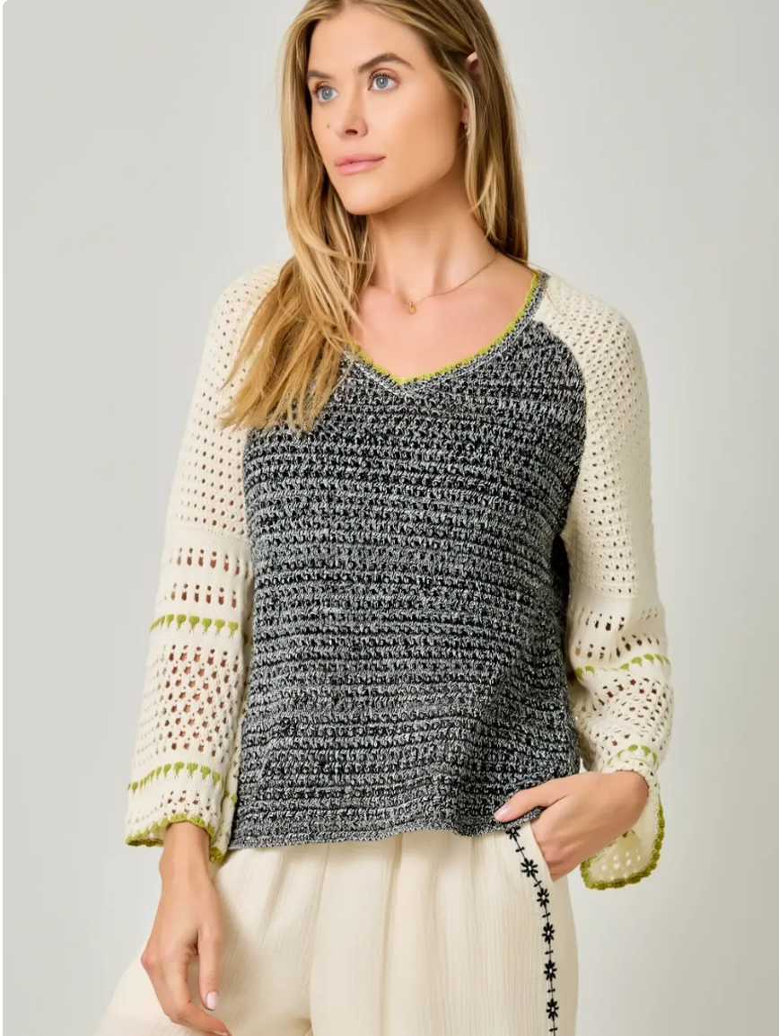 Aubrey Crochet Sweater