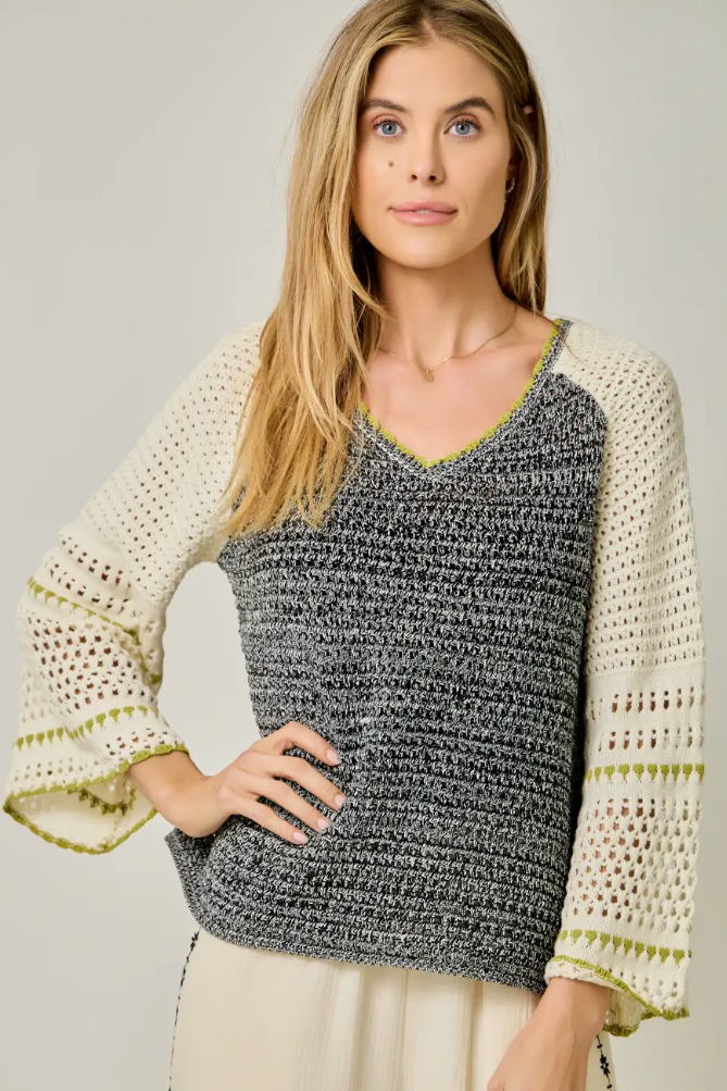 Aubrey Crochet Sweater