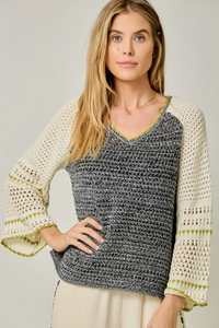 Aubrey Crochet Sweater