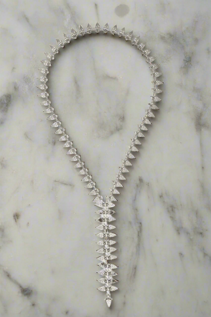 Pasadena Pewter Necklace