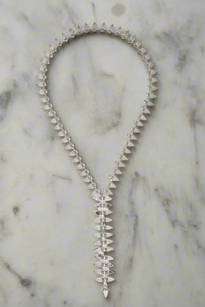 Pasadena Pewter Necklace
