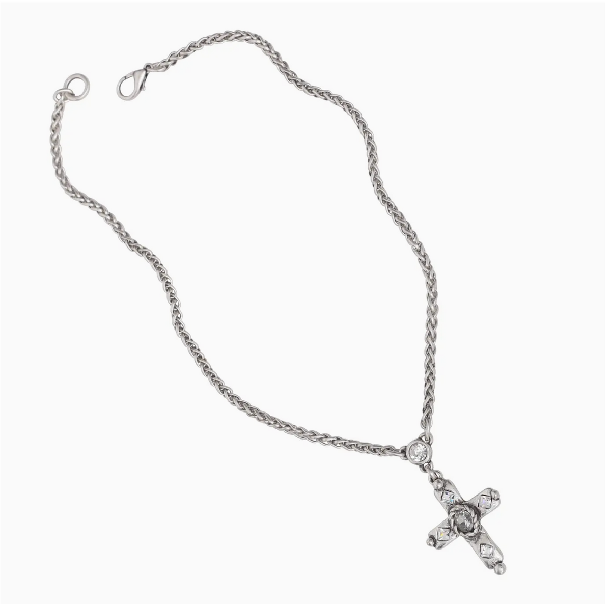 Crystal Cross Necklace