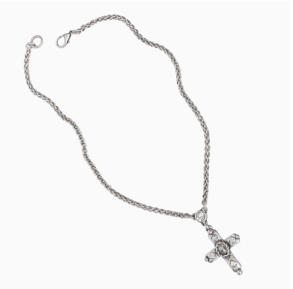 Crystal Cross Necklace
