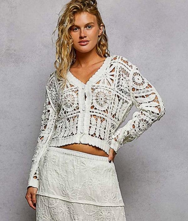 Dakota Crochet Cardigan