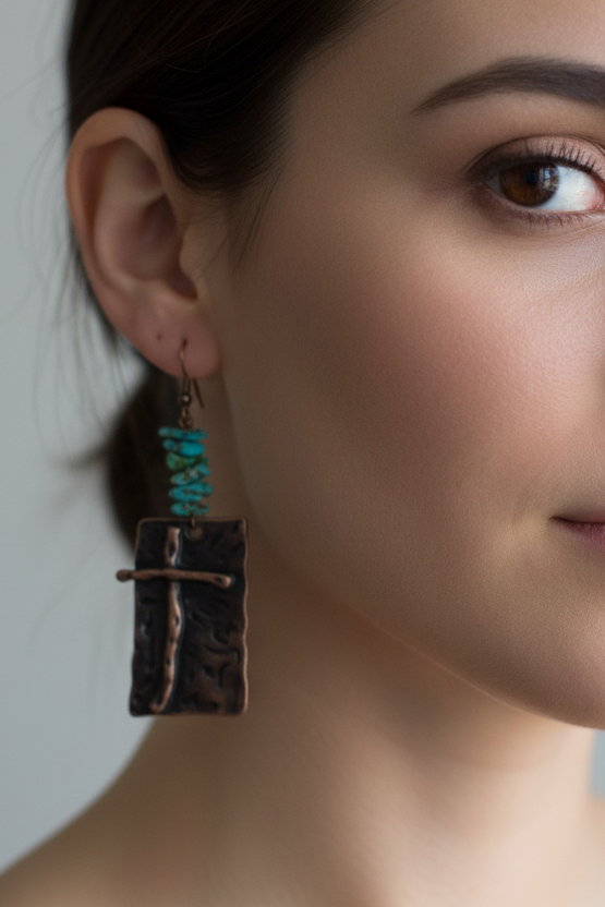 Tallulah Cross Earrings