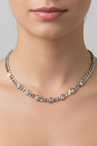Day Trippin Pewter Necklace