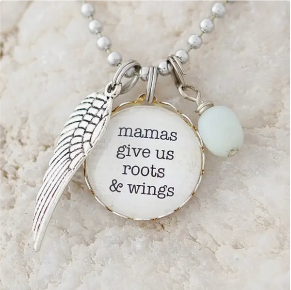 Mamas Give Us Wings Necklace