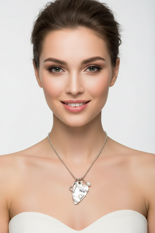 Mom Hand Stamped Necklace | Arrival 5/1