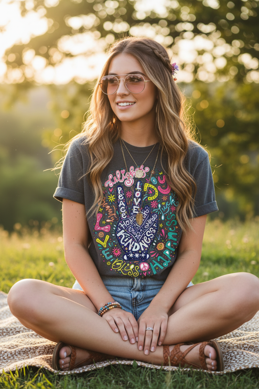Retro Peace Tee | Arrival 5/22