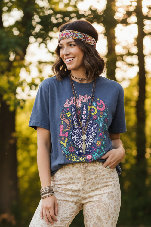 Retro Peace Tee