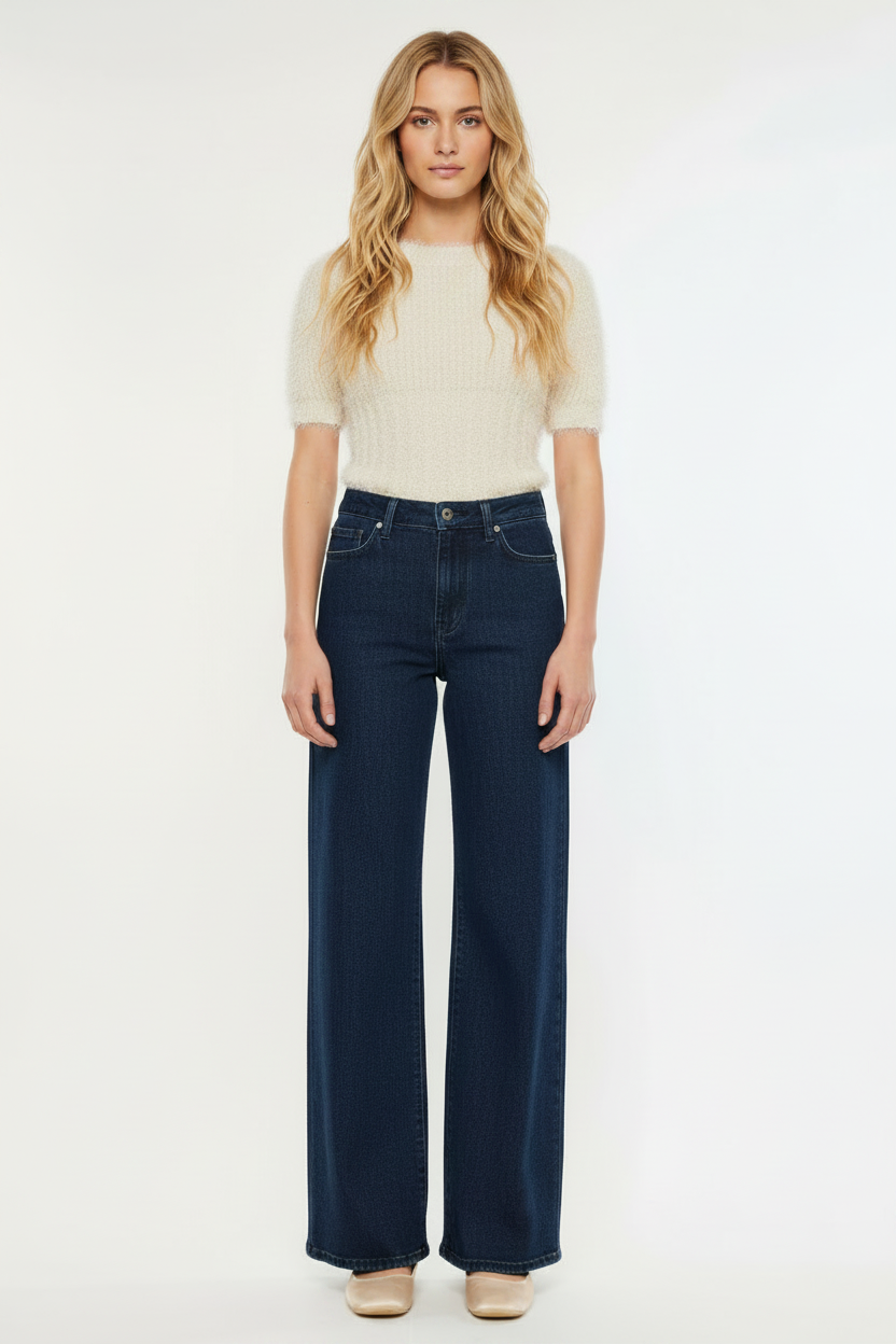 Classic Dark Wash Straight Jean