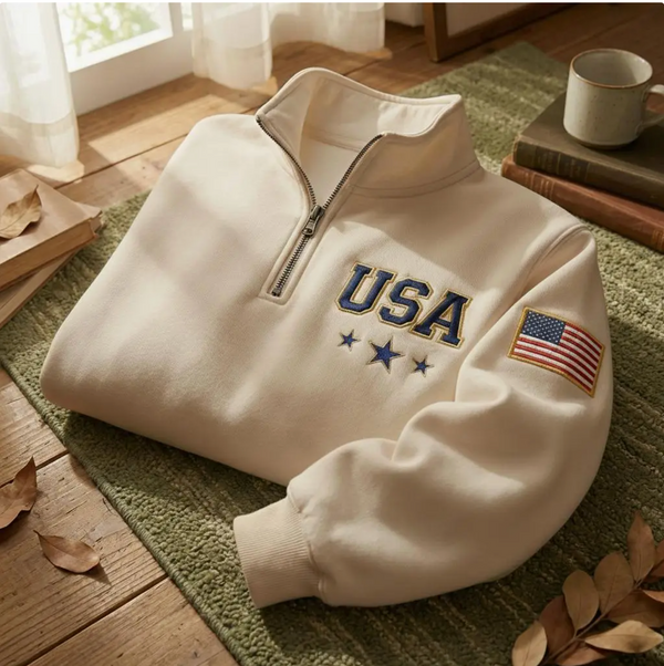 Limited Edition USA Sweatshirt | Cream