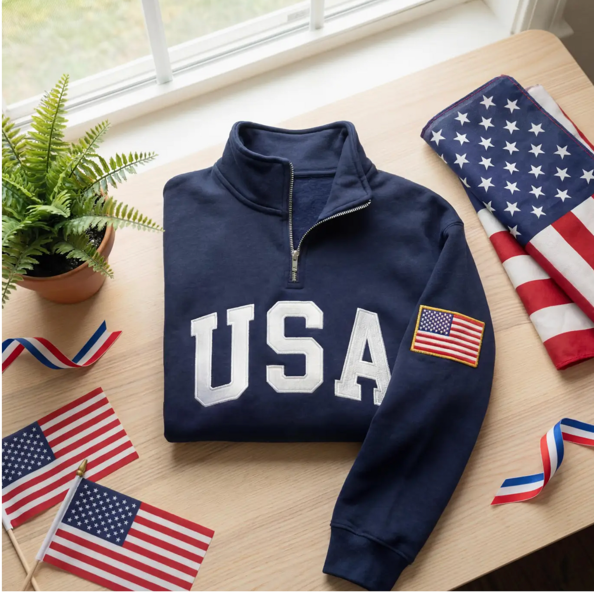 Limited Edition USA Sweatshirt | Navy