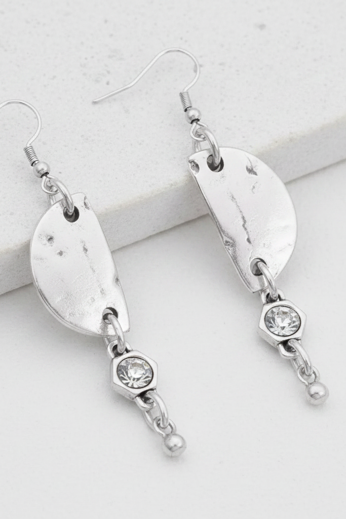 Moonshine Pewter Earrings | Arrival 7/24