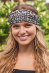 Natural Life Full Bandeau Headband - Black Floral | Arrival 8/10 - Cinderella Ranch Boutique