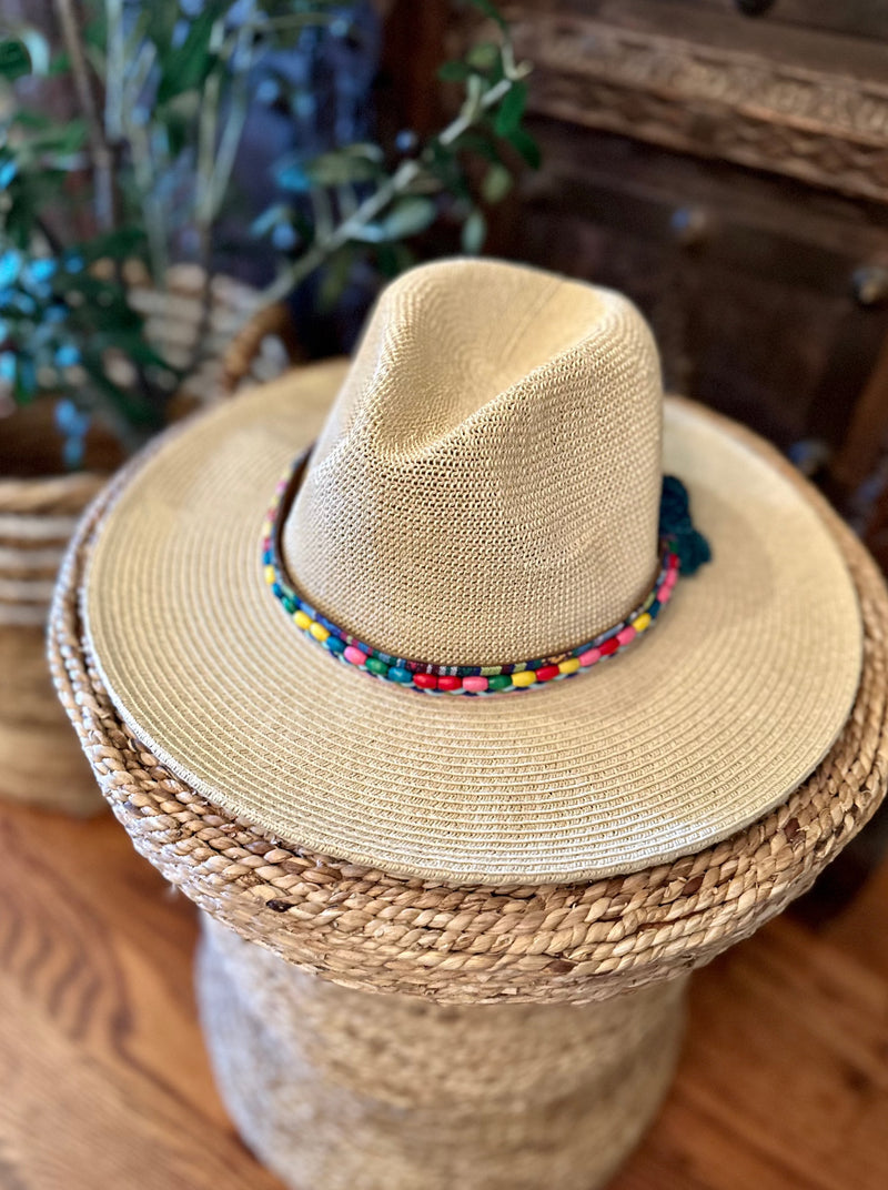 Loretta Straw Hat - Cinderella Ranch Boutique