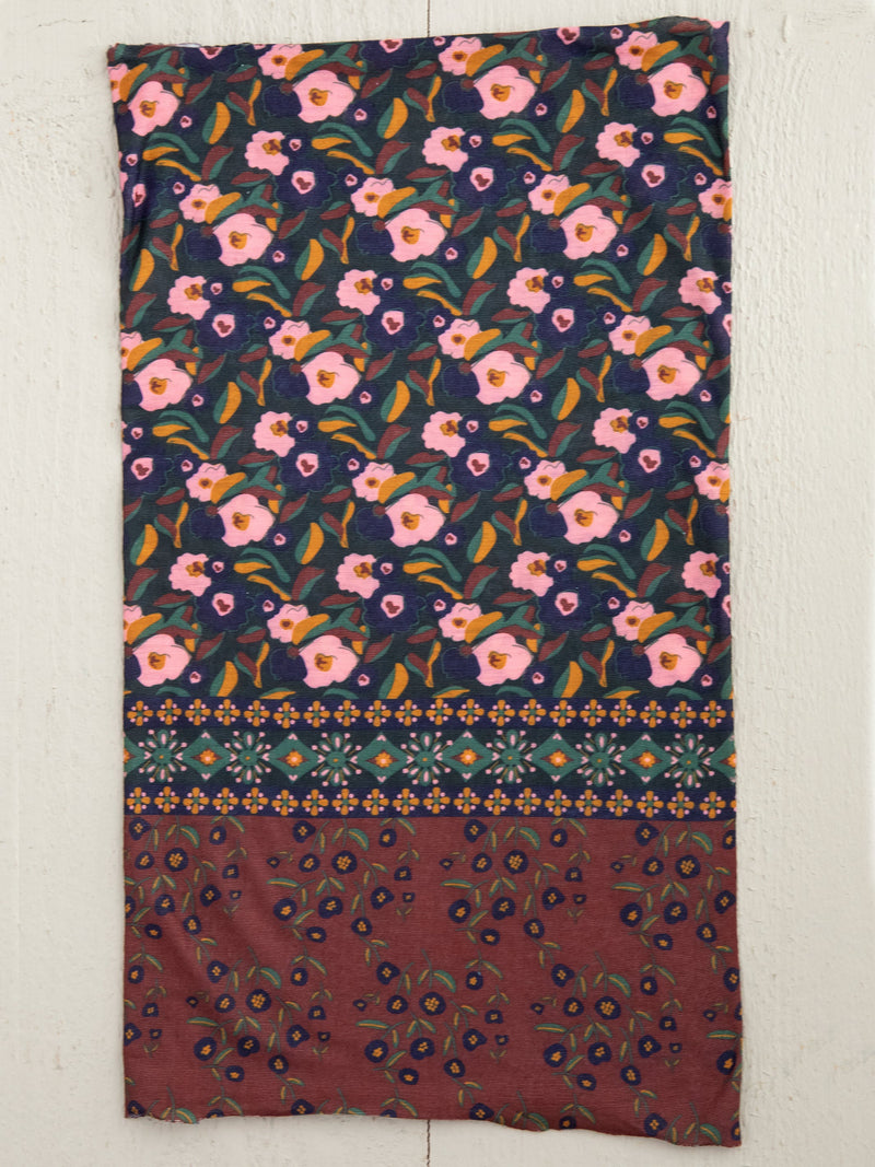 Natural Life Bandeau Headband - Wine Floral | Arrival 8/10 - Cinderella Ranch Boutique