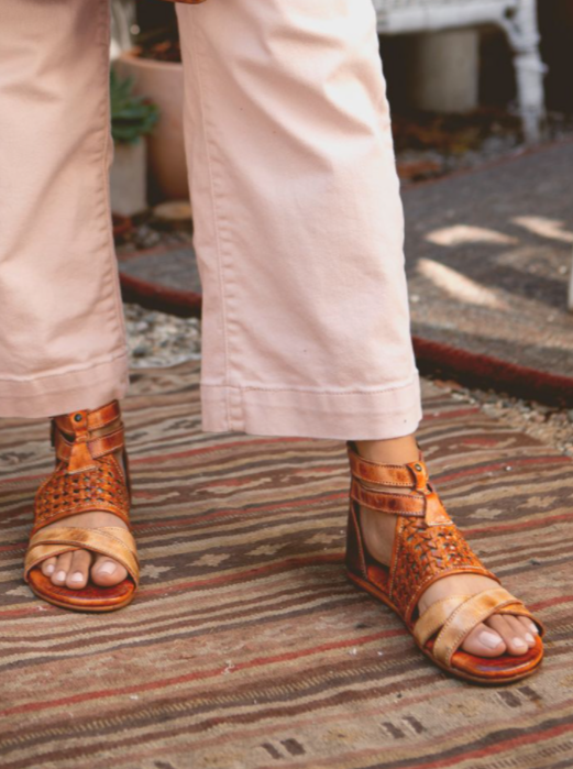 BED|STU Capriana Sandal - Cafe Latte Rustic - Cinderella Ranch Boutique