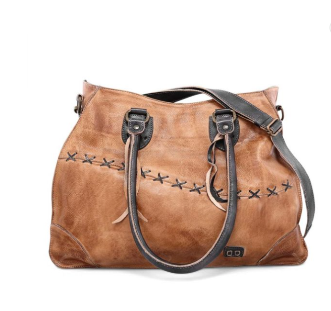 Bed Stu Bruna Lux Icicle Rustic Leather Purse