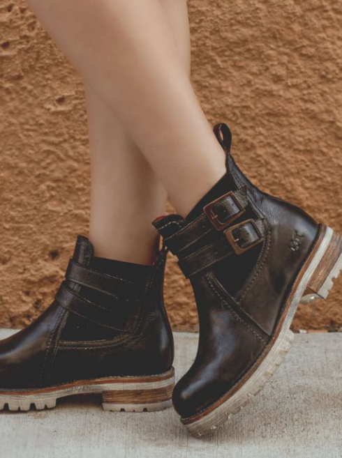 BEDSTU GINGER BOOT - BLACK RUSTIC - Cinderella Ranch Boutique