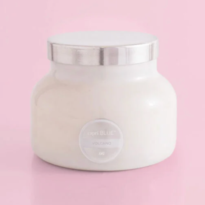 Volcano Signature White Candle - Cinderella Ranch Boutique