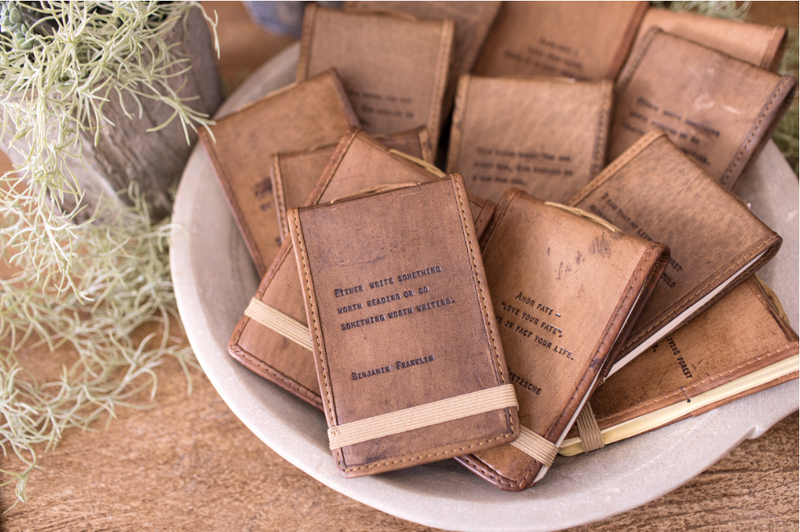 Mini Leather Journal | Bucket List - Cinderella Ranch Boutique