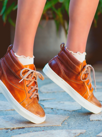 BedStu Rossela High Top - Cafe Latte - Cinderella Ranch Boutique