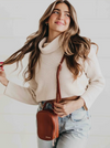 Harlow Vegan Leather Bag - Brown - Cinderella Ranch Boutique