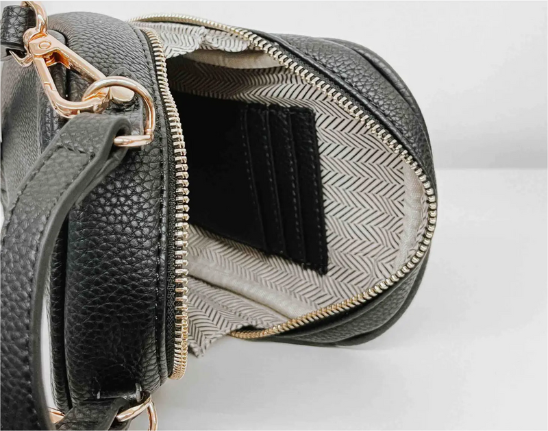 Harlow Vegan Leather Bag - Brown - Cinderella Ranch Boutique