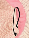 Frayed Bow Panama Hat - PInk - Cinderella Ranch Boutique