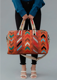 Sunrise Woven Tote - Cinderella Ranch Boutique