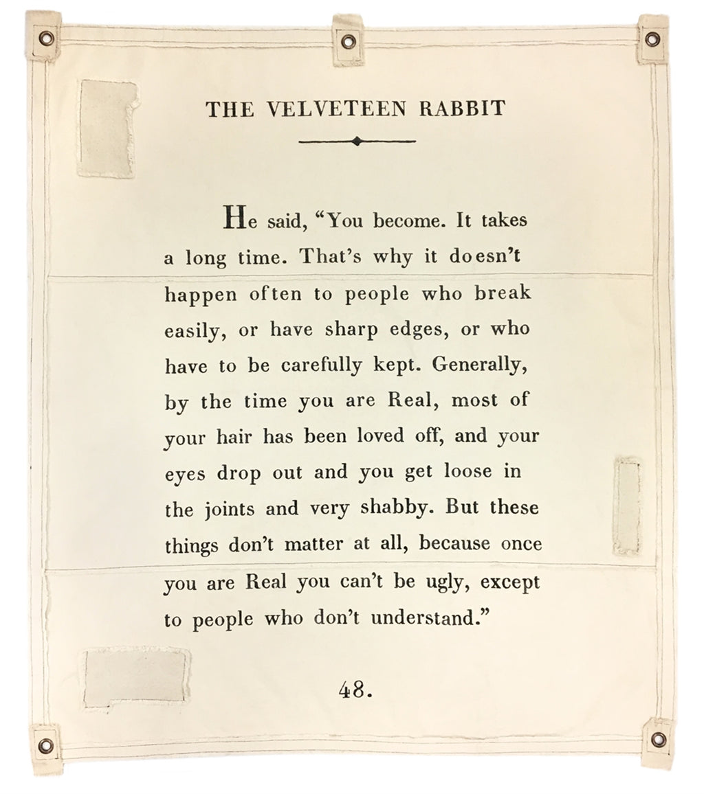 Sugarboo Wall Tarp | Velveteen Rabbit - Cinderella Ranch Boutique