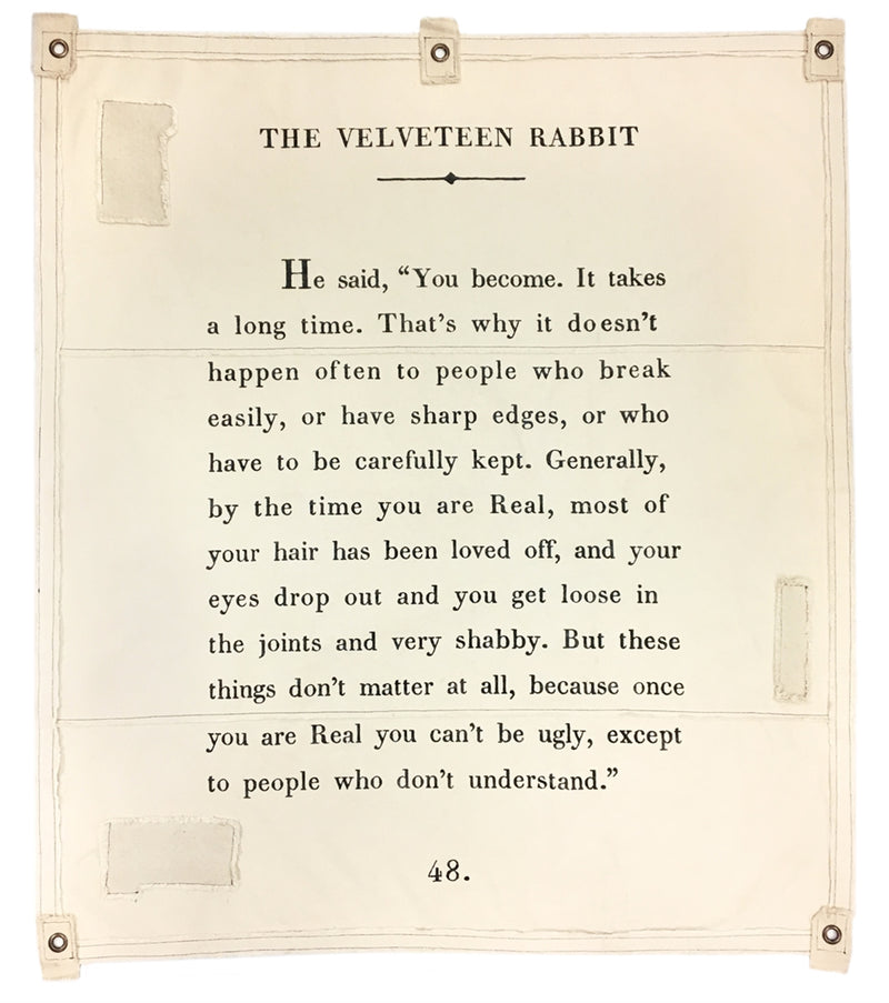 Sugarboo Wall Tarp | Velveteen Rabbit - Cinderella Ranch Boutique